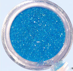 polvere glitter turchese